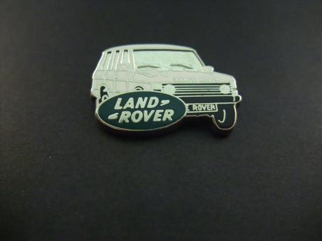 Land Rover (Range Rover) terreinwagenmerk  wit met logo